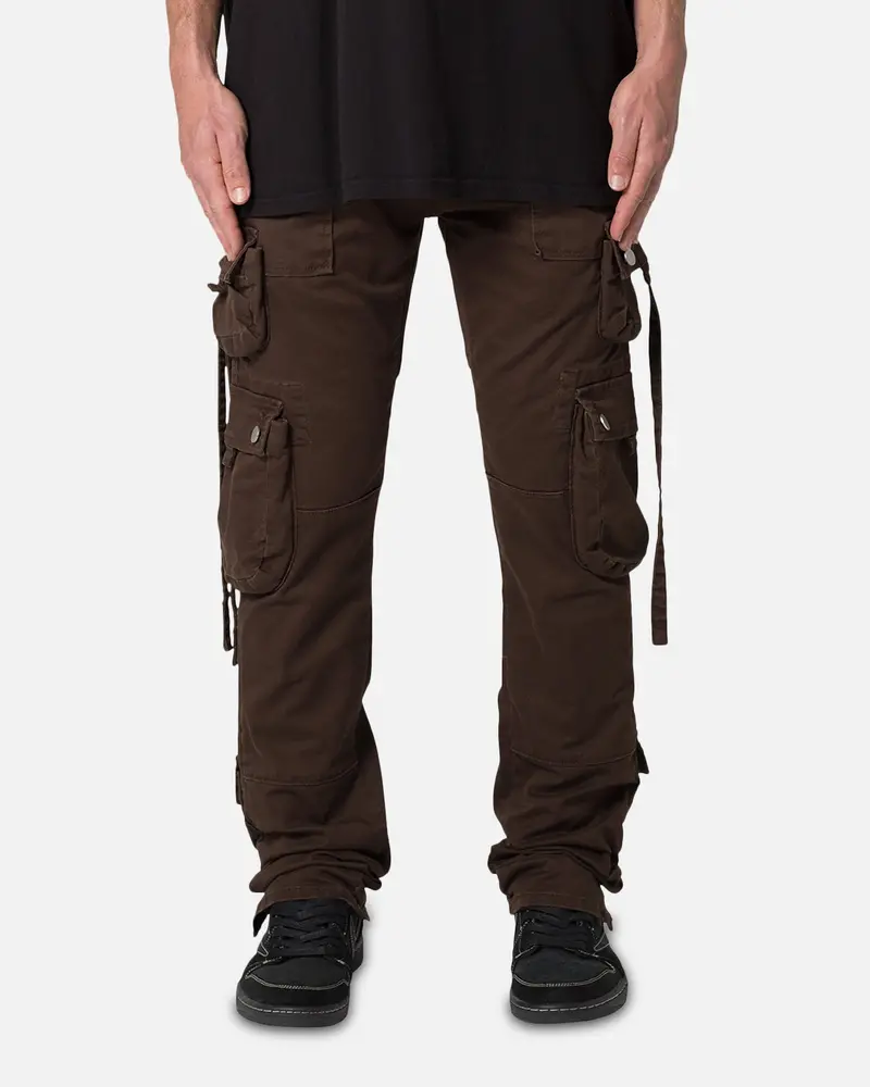 Mnml D152 Cargo Pants Chocolate 1