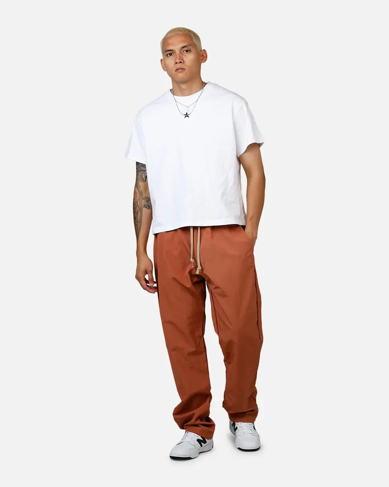 Mnml Drawstring Trousers Rust 2