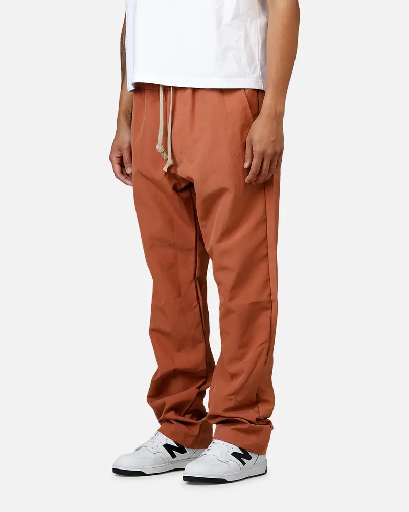Mnml Drawstring Trousers Rust 4