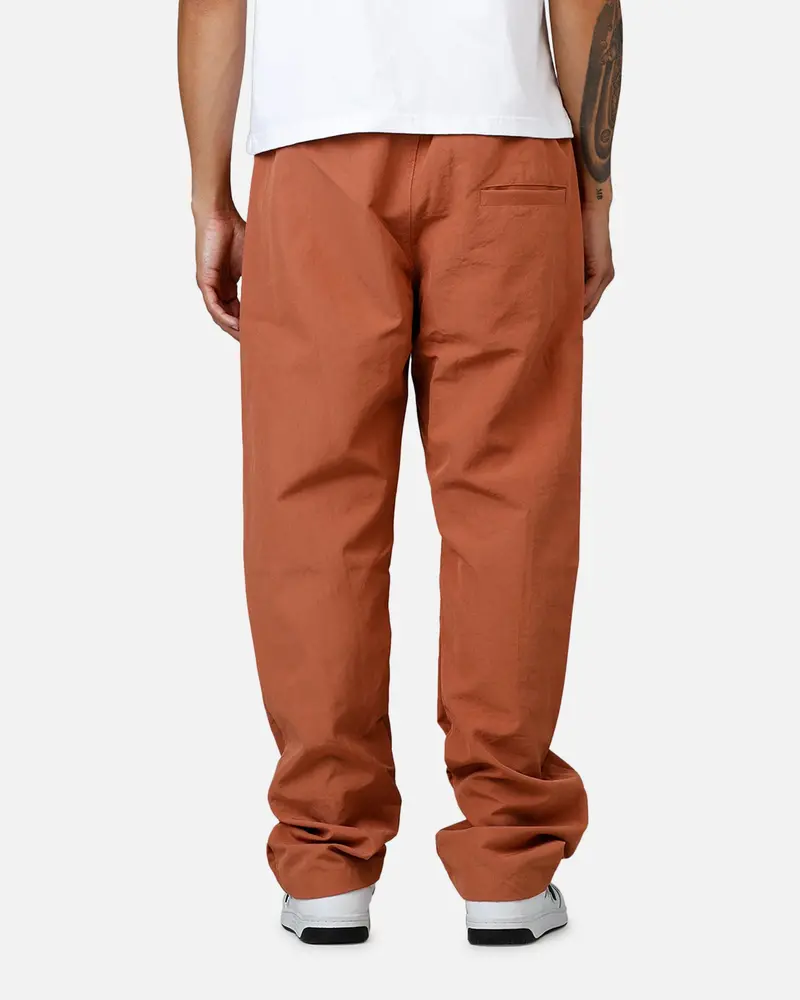 Mnml Drawstring Trousers Rust 5