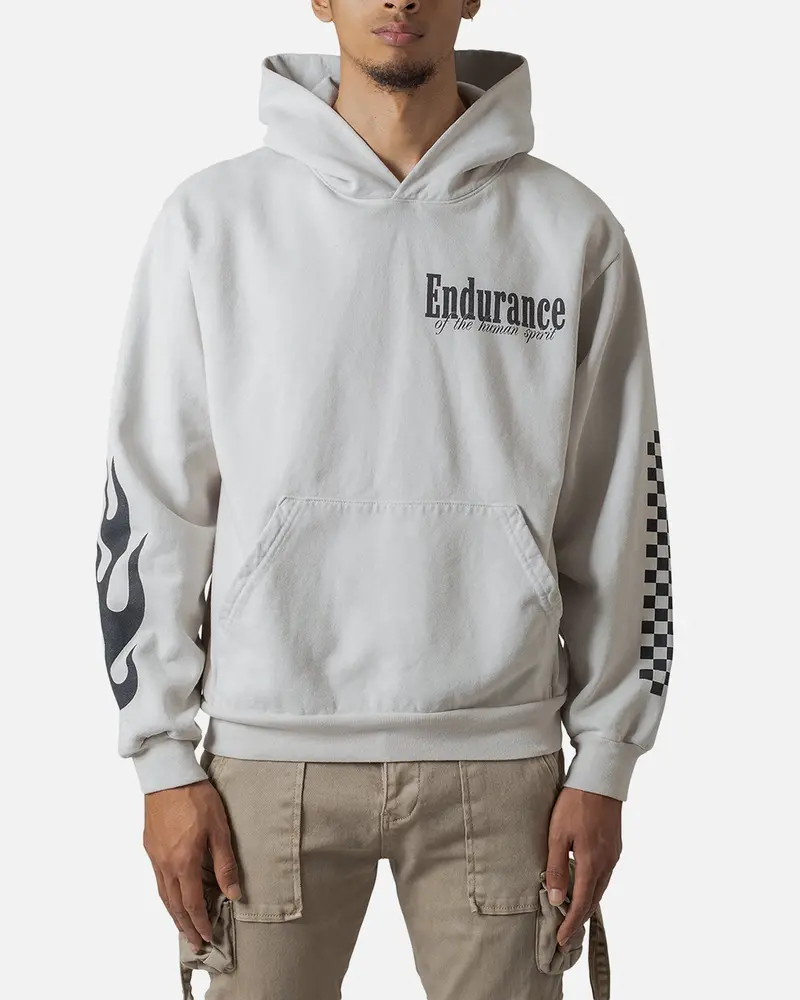 Mnml Endurance Hoodie Light Grey Heat 1