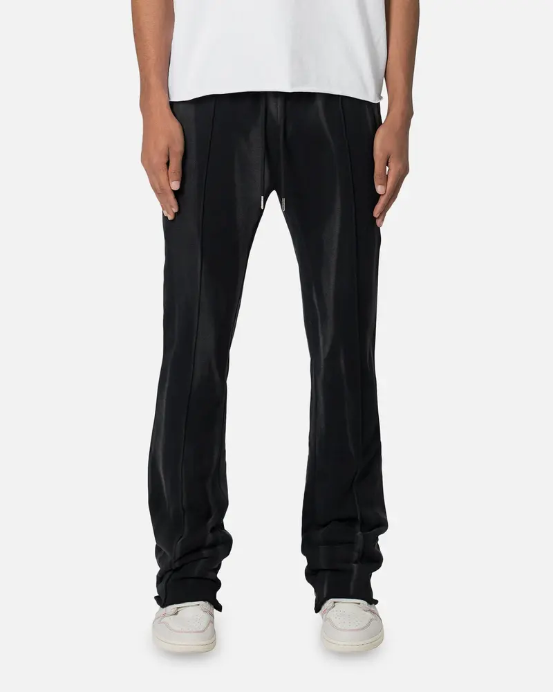 Mnml French Terry Flare Sweatpants Black 1