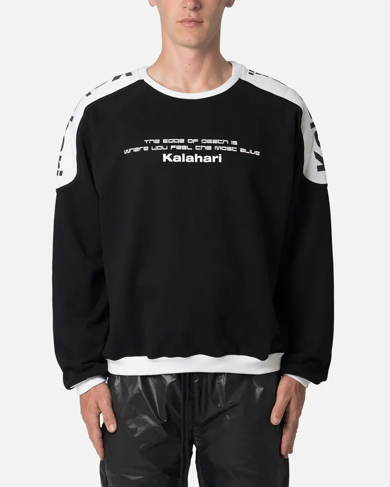 Mnml Kalahari Moto Crewneck Black 1