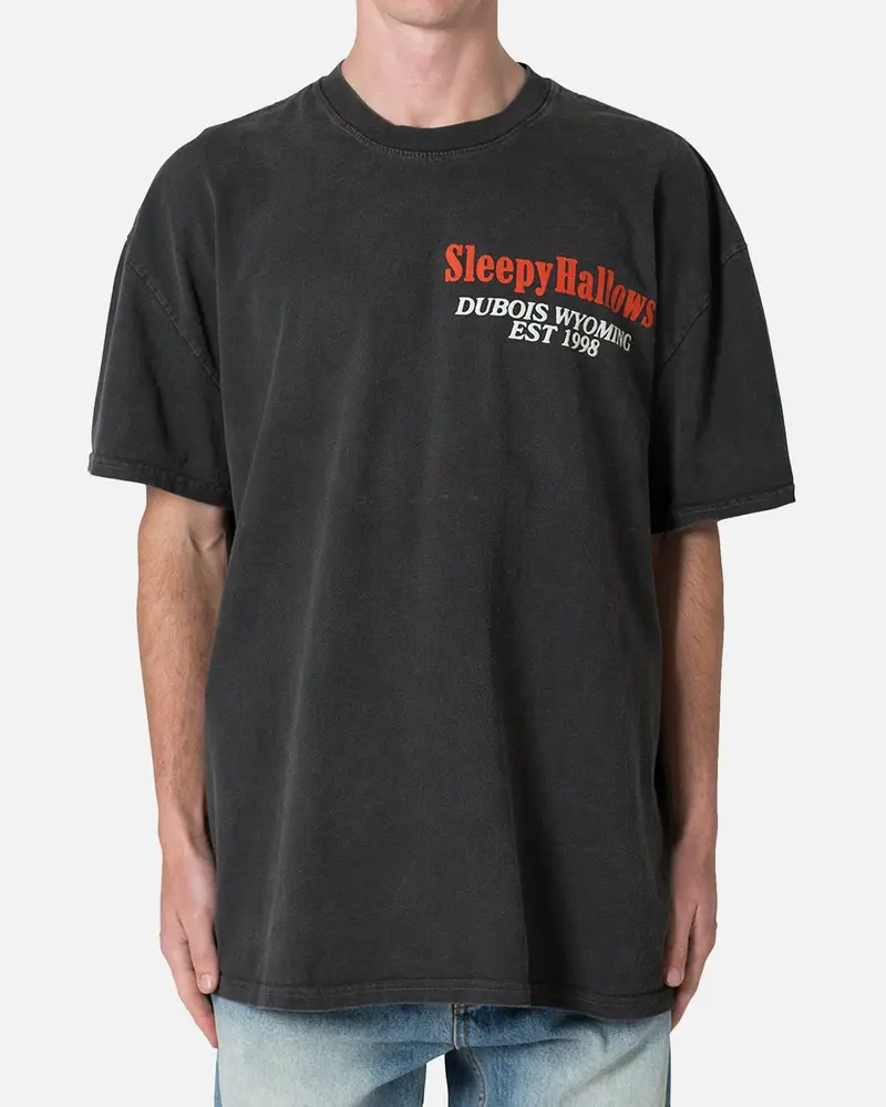 Mnml Neon Cowboy T-Shirt Washed Black 1