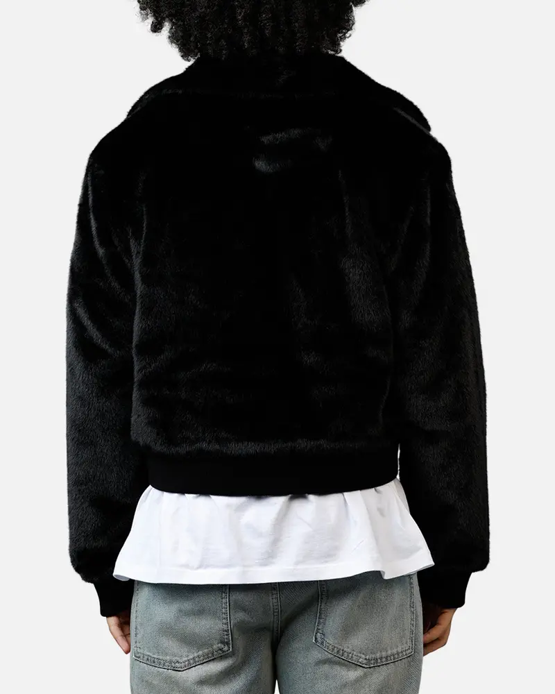 Mnml Night Wolf Faux Jacket Black 2