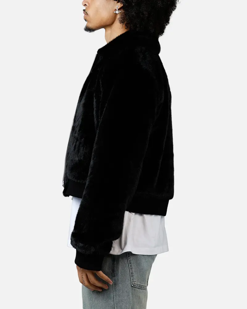 Mnml Night Wolf Faux Jacket Black 5