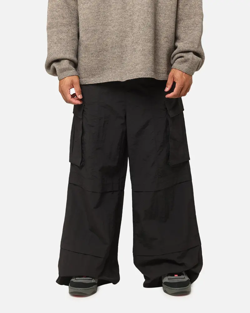 Mnml Nylon Rave Cargo Pants Black 1