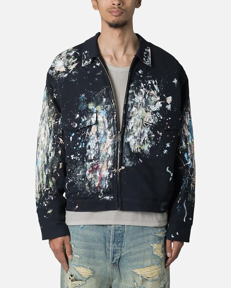 Mnml Painters Work Jacket Black 1