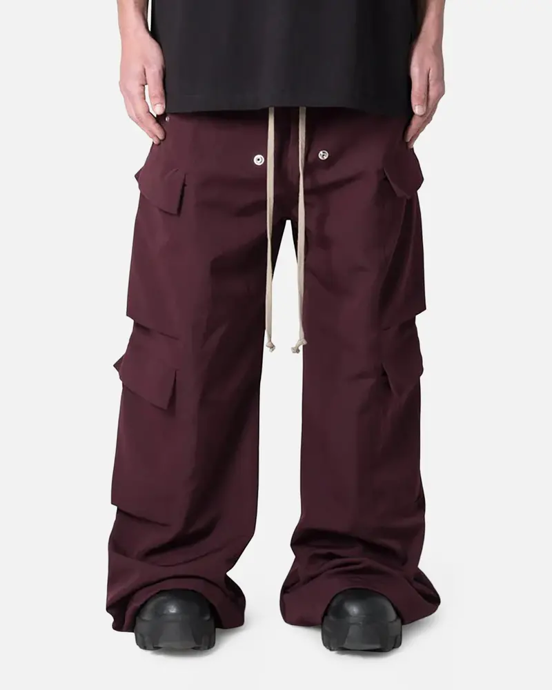 Mnml Rave Double Cargo Pants Plum 1