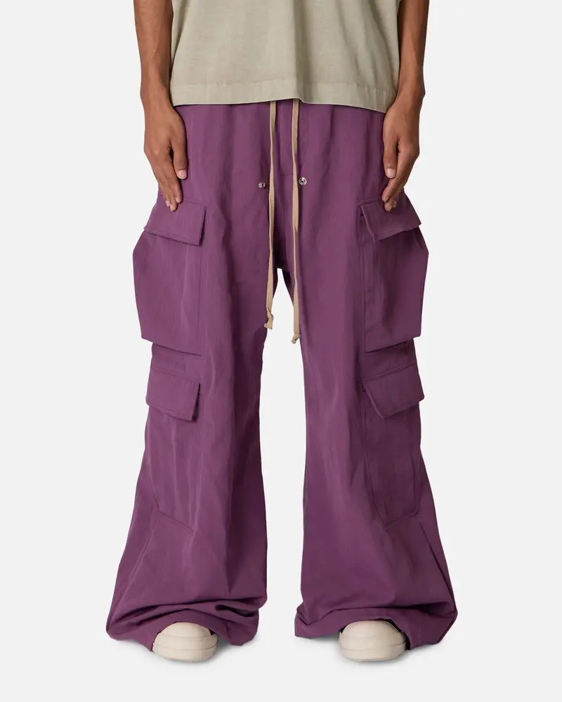 Mnml Rave Double Cargo Sweatpants Washed Mauve 1