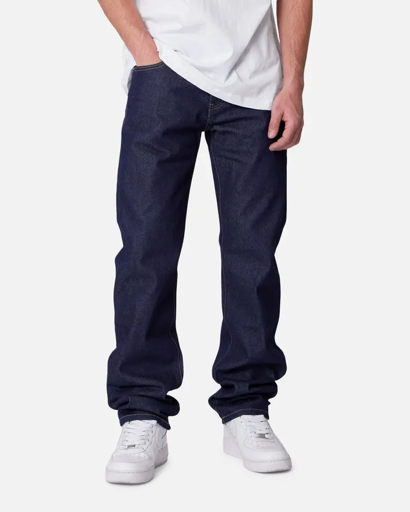 Mnml Raw Straight Denim Jeans Rinsed Indigo 5
