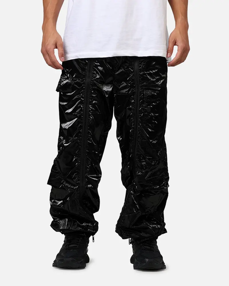 Mnml Ruffled Jogger Pants Black 1