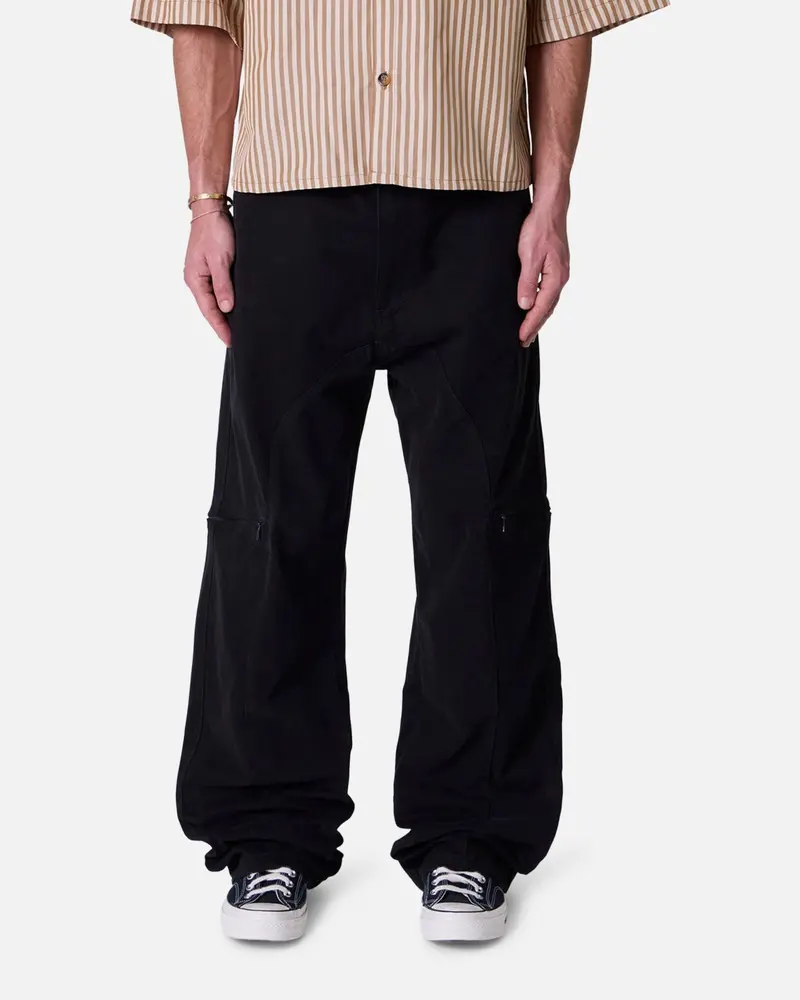 Mnml Secret Zipper Cargo Pants Black 1