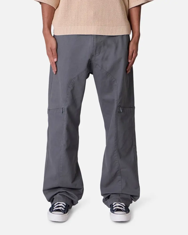 Mnml Secret Zipper Cargo Pants Grey 1