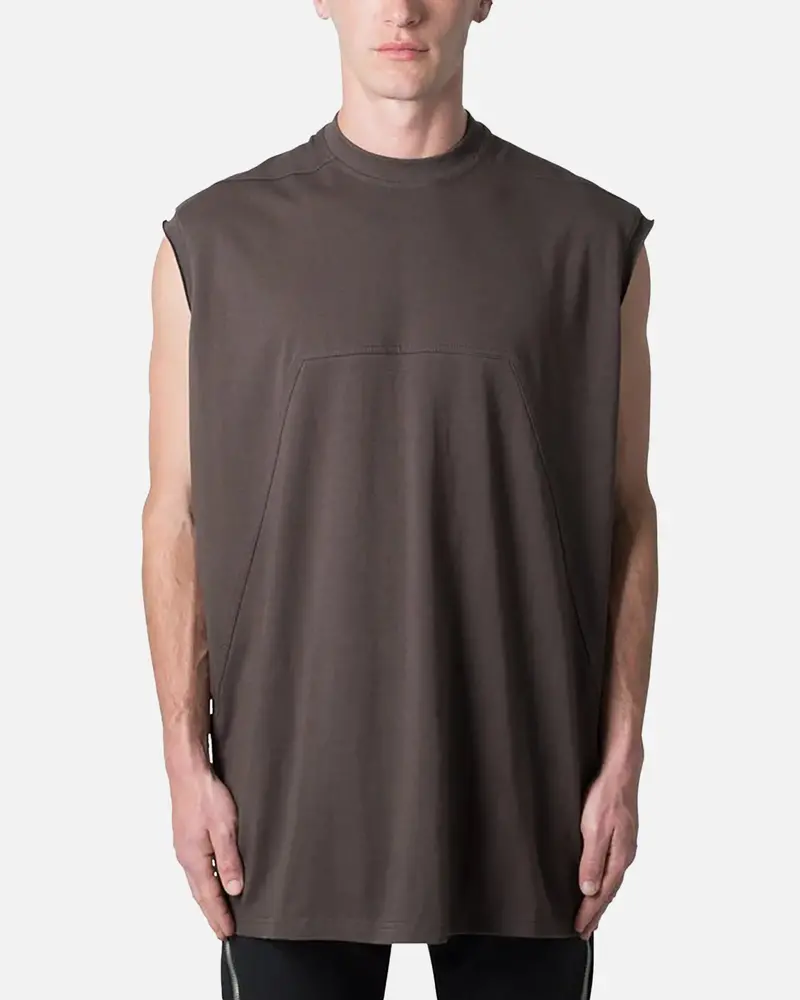 Mnml Sleeveless Tunic T-Shirt Vintage Black 1