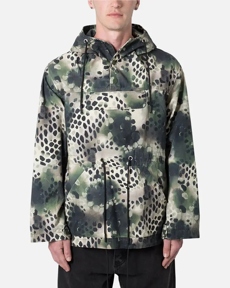 Mnml Swamp Camo Anorak Jacket Green 1