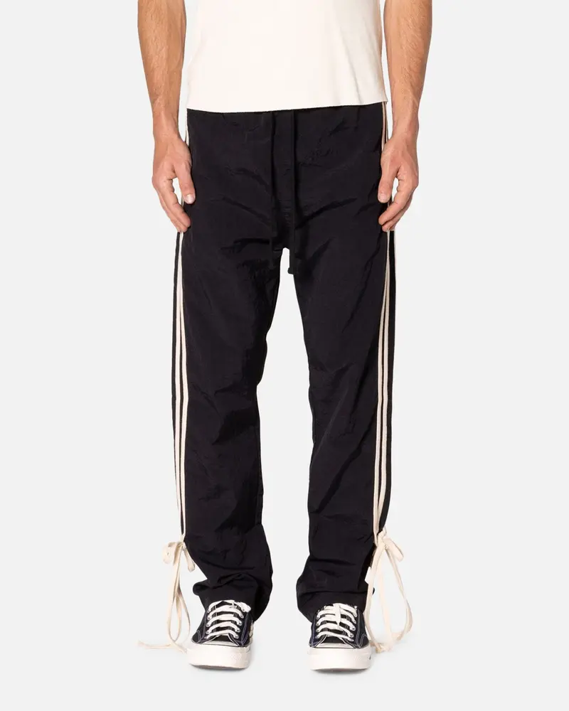 Mnml Tied Stripe Track Pants Black 1