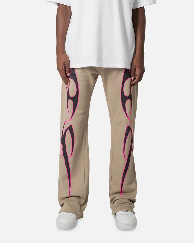 Mnml Tribal Bootcut Sweatpants Earth 1