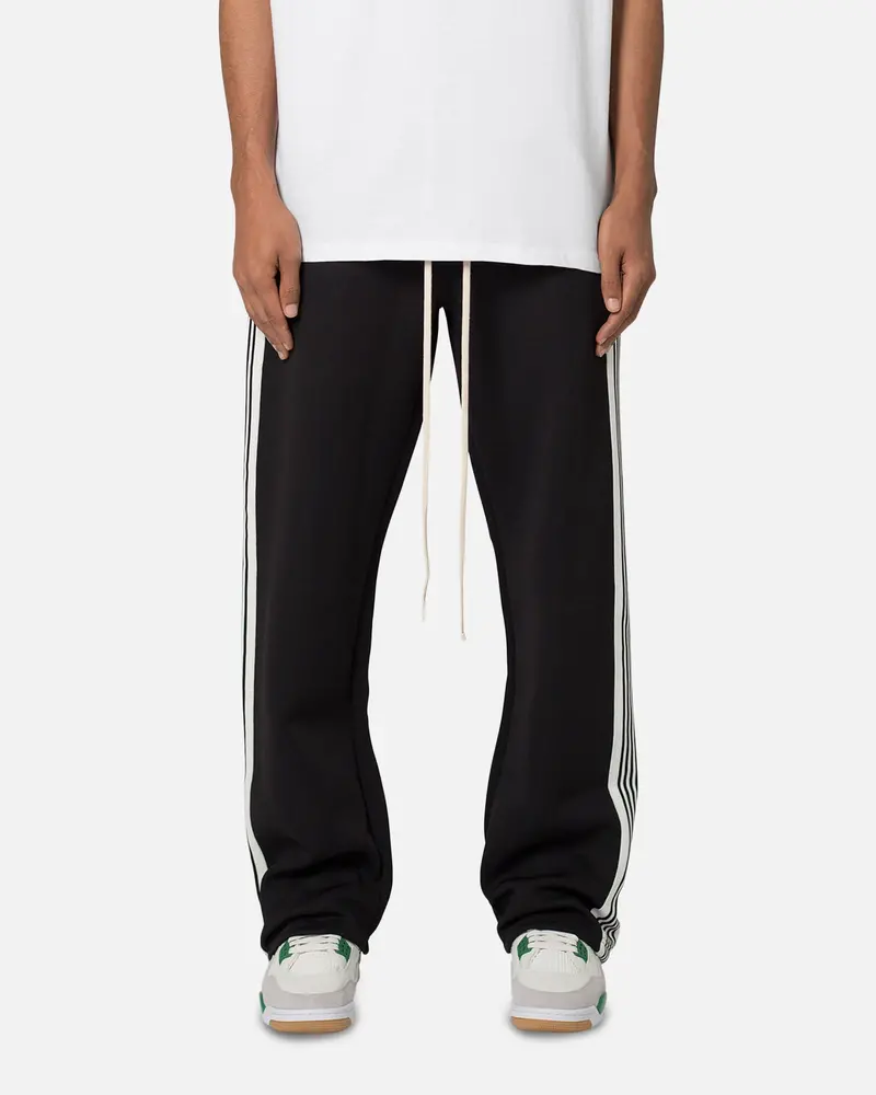 Mnml Tricot Side Stripe Pants Black 1