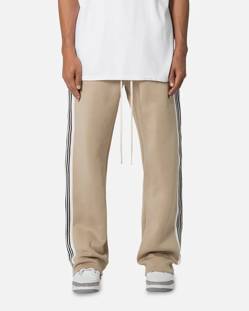 Mnml Tricot Side Stripe Pants Earth 1