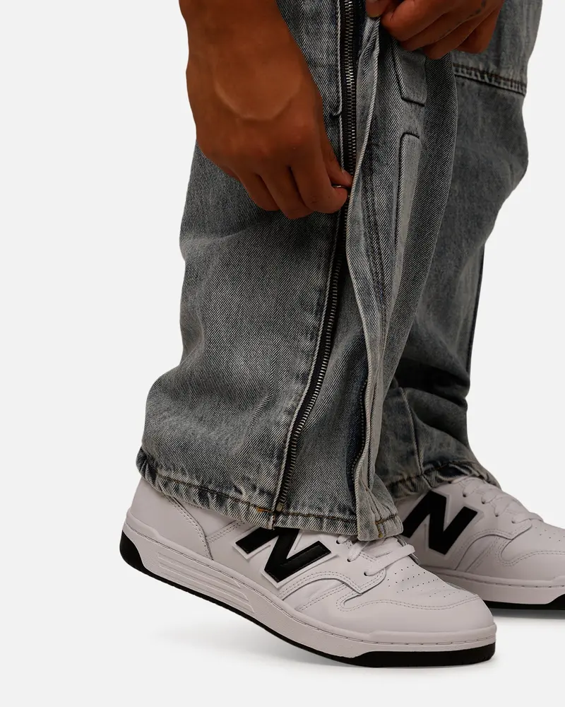 Mnml Ultra Baggy Padded Denim Pants Blue 8