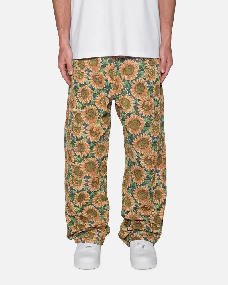 Mnml Ultra Baggy Sunflower Pants Multi 1