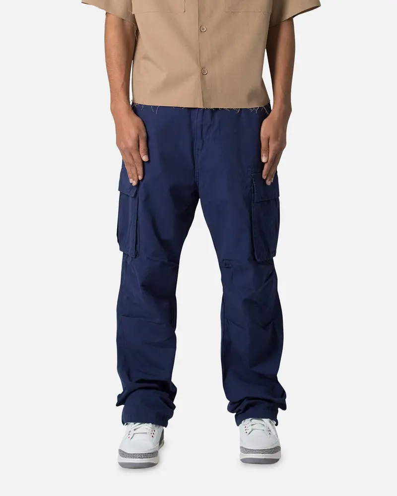 Mnml Ultra Baggy Vintage Cargo Pants Navy 1