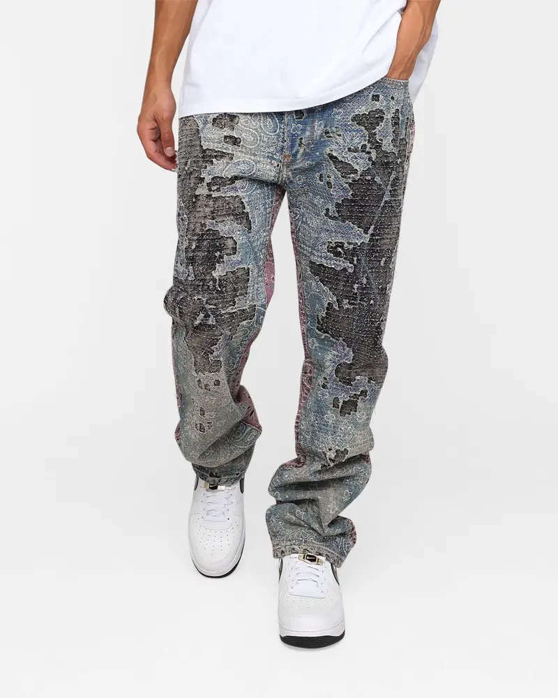 Mnml V488 Boro Denim Jeans Multi 1
