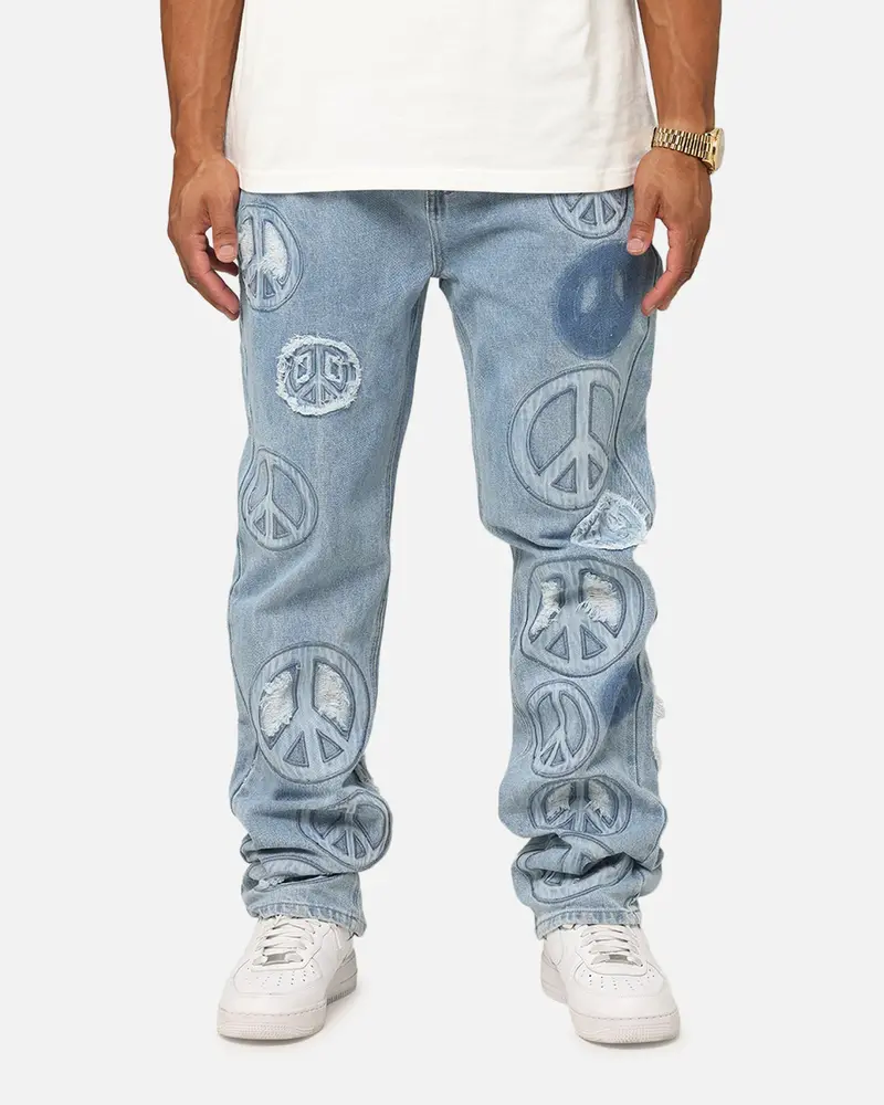 Mnml V723 Peace By Peace Denim Jeans Blue 1