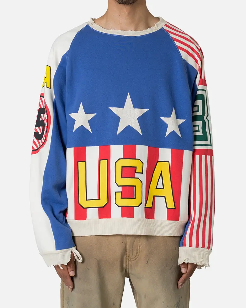 Mnml Vintage Usa Crewneck Red/White/Blue 1
