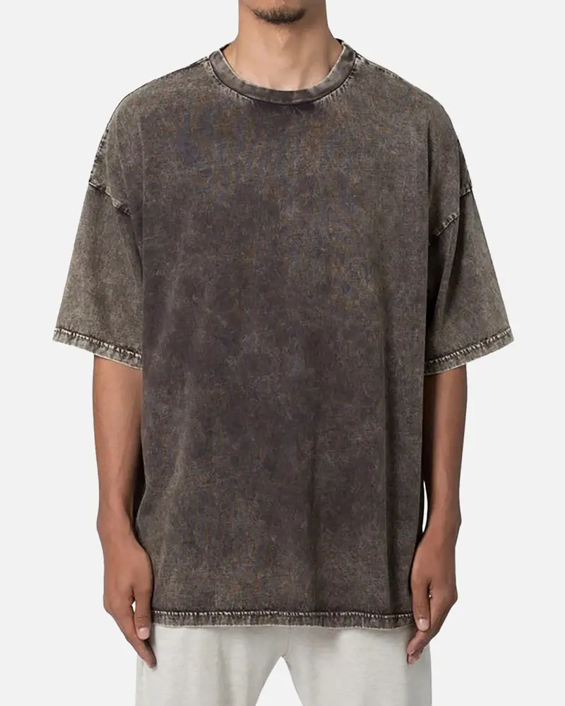 Mnml Washed Acid T-Shirt Black 1