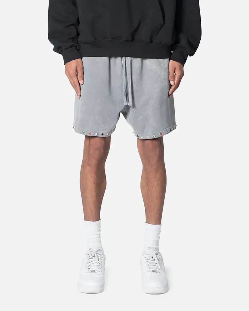 Mnml Washed Gradient Shorts Washed Black 1
