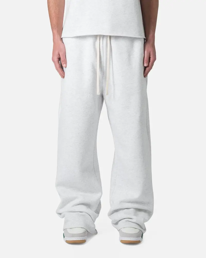 Mnml Washed Ultra Baggy Sweatpants Heather Grey 1