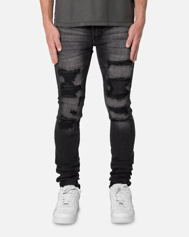 Mnml X539 Skinny Denim Jeans Black 1
