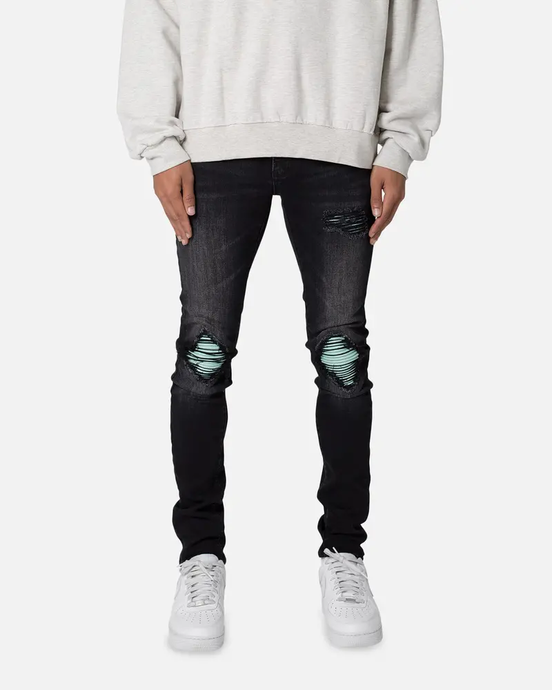 Mnml X559 Skinny Denim Jeans Black/Green 1