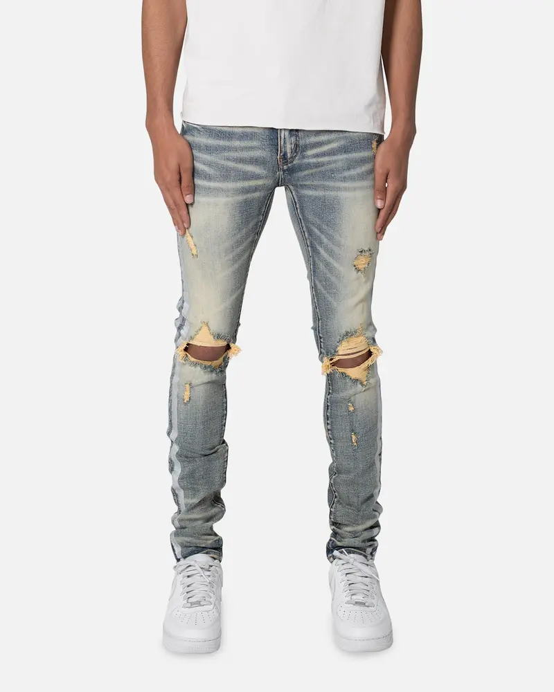 Mnml X560 Skinny Glitter Denim Jeans Blue 1