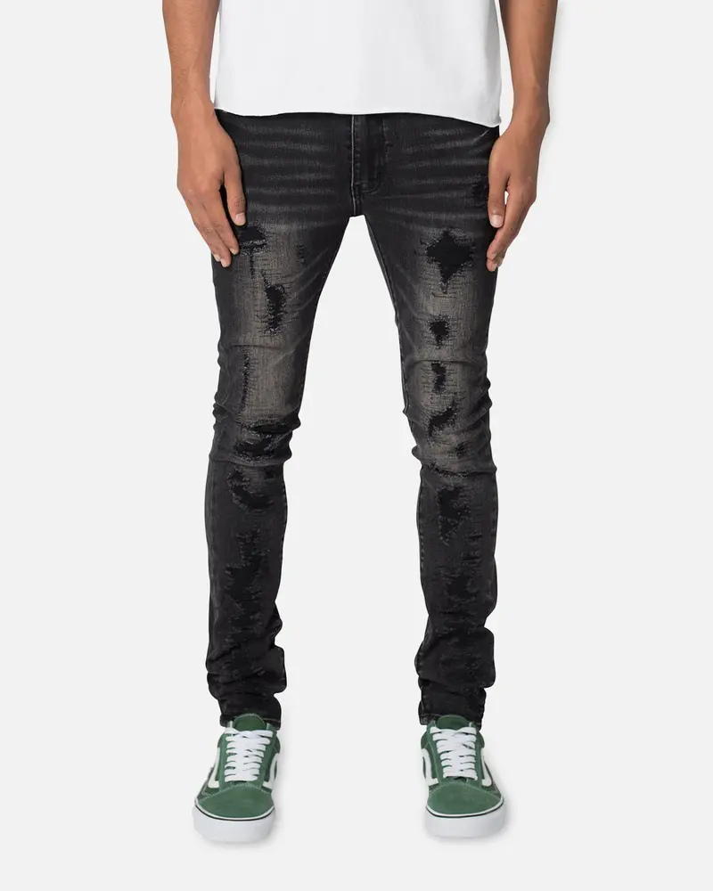 Mnml X565 Skinny Denim Jeans Black 1