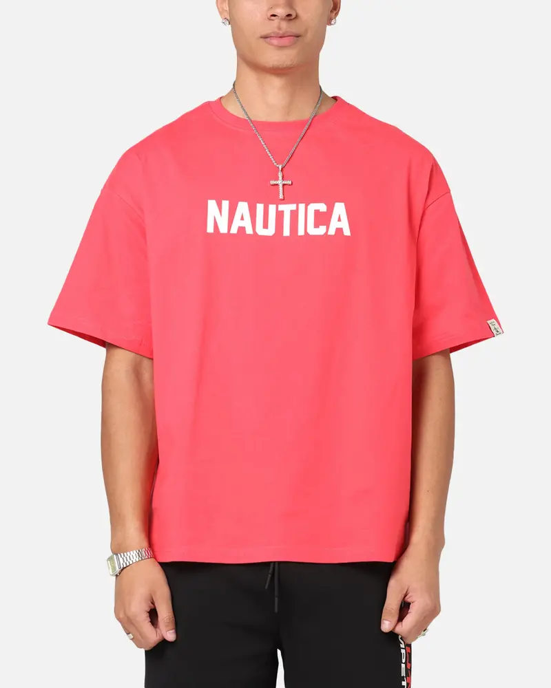 Nautica Basic Logo T-Shirt Pink 1