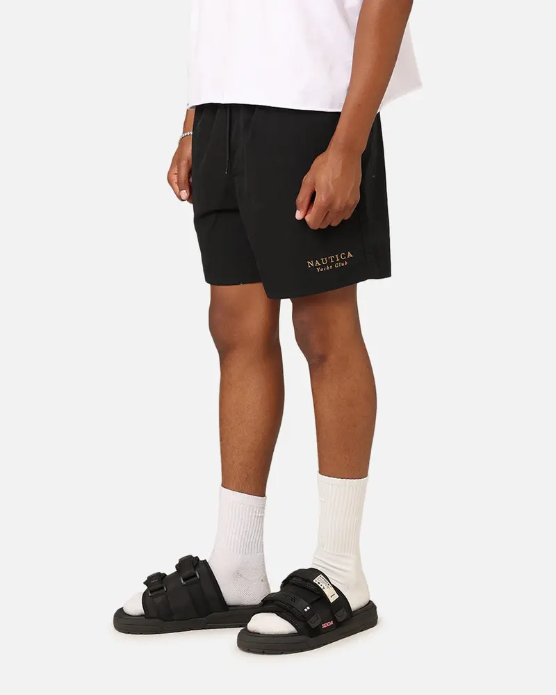 Nautica Sadler Swim Shorts Black/Gold 1