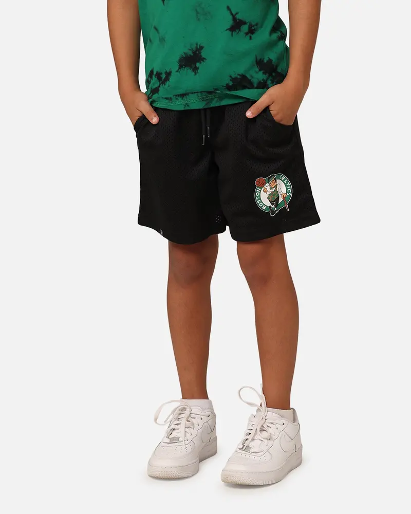 Nba Kids' Boston Celtics Team Mesh Shorts Black 1