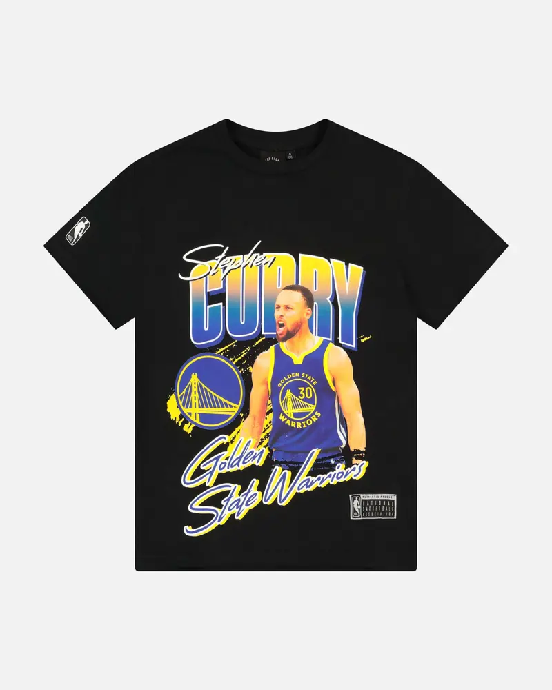 Nba Kids' Golden State Warriors Stephen Curry Jones T-Shirt Black 2