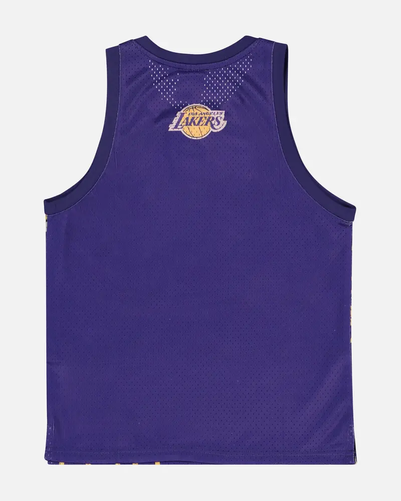 Nba Kids' Los Angeles Lakers Hedley Mesh Tank Purple 4