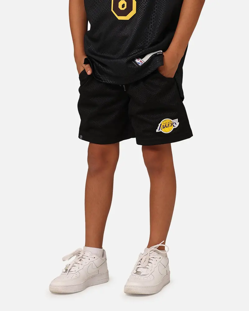 Nba Kids' Los Angeles Lakers Team Mesh Shorts Black 1