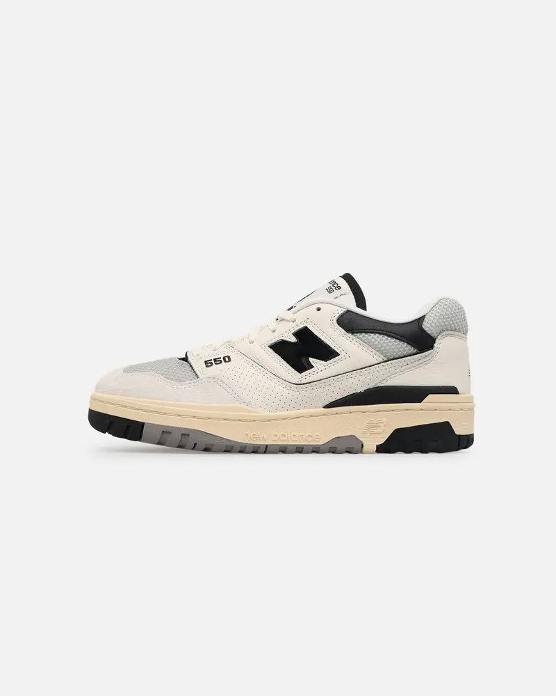 New Balance 550 "Sea Salt" White/Black 1