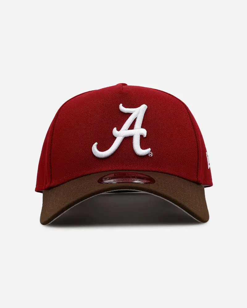 New Era Alabama Crimson Tide 'Walnut Visor' 9Forty A-Frame Snapback Walnut 1