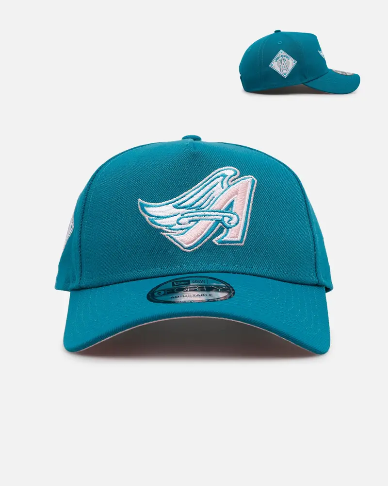 New Era Anaheim Angels 'Aqua' 9Forty A-Frame Snapback Aqua 1