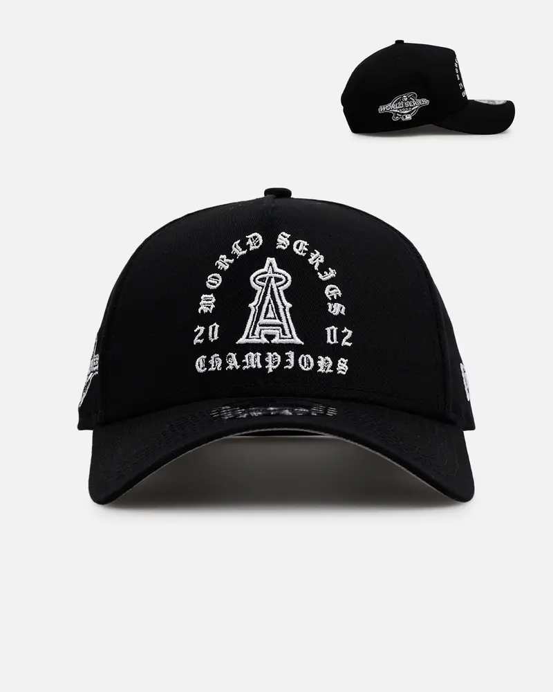 New Era Anaheim Angels 'Gothic Arch 2.0' 9Forty A-Frame Snapback Black/White 1