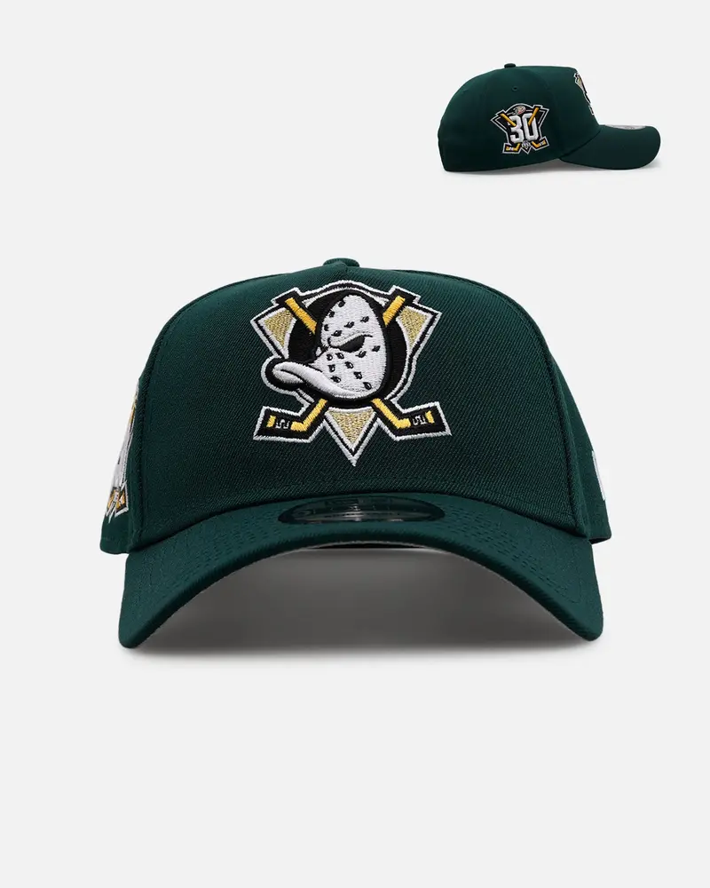 New Era Anaheim Ducks 'Evergreen' 9Forty A-Frame Snapback Dark Green 1