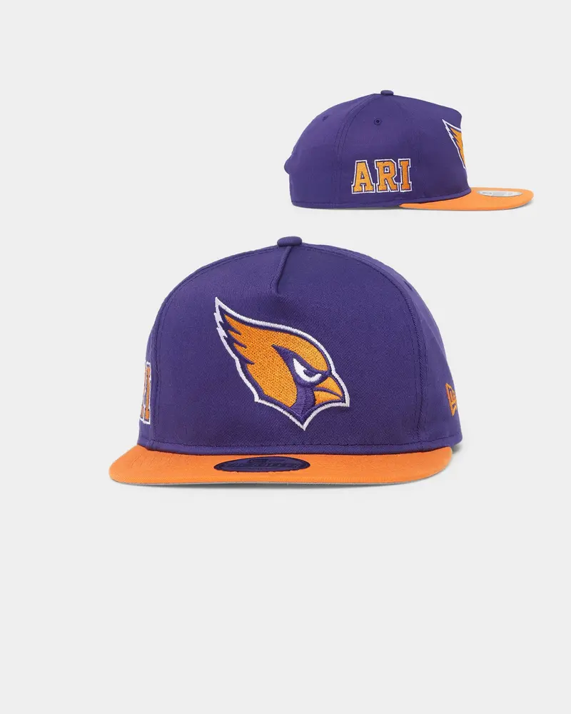 New Era Arizona Cardinals "Purple Valley" Old Golfer Snapback Purple/Orange 1