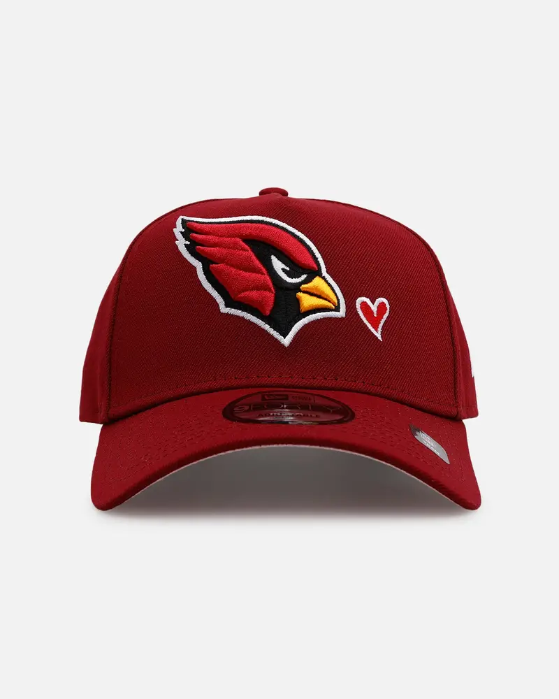 New Era Arizona Cardinals 'Team Color Hearts' 9Forty A-Frame Snapback Official Team Color 1